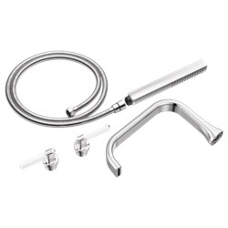 Brizo Allaria™: Two-Handle Tub Filler Trim Kit with Lever Handles ,195205018391