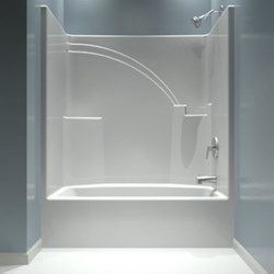 TB603375 WP4 Whirlpool Diamond RH 60 X 33 X 75 Tub/Shower Combos ,