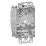 LCOW-25 Steel City 10.5 Cu In Pre-Galvanized Steel Beveled Corner/Cable Clamp/Ear Flush Switch Box ,LCOW-25,HUB471,471