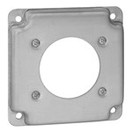 RS 13 4 Square Exposed Work Cover 1 Receptacle 30/50 Amp 2.141 Dia ,RS 13,HUB810C,RSC50,810C,SHL4407