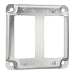 RS 17 CC 4 Square Exposed Work Cover 2 GFCI ,RS 17 CC,HUB809C,RS17CC,RSC2G,809C,TBRS17,RS17