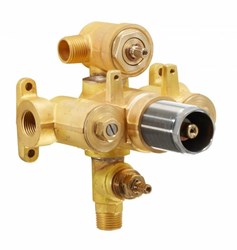 TH52D2-R Styletherm 1/2 Thermostatic Rough Valve With Integral Non-Shared Dual Outlets & Integral Single Volume Control ,TH52D2-R