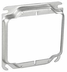 52C17 4 Inch Square DEVICE RING 2 GANG 1/2 Inch RAISED ,52C,MUD