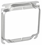 52C17 4 Inch Square DEVICE RING 2 GANG 1/2 Inch RAISED ,52C,MUD