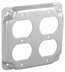 G1939 4 Inch Square EXPOSED WORK COVER (2) DUPLEX ,RS8,50785592526392