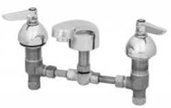 Lavatory LF Faucet Concealed Body Cast Basin Spout Wrist Action Handles ,B-2990-WH4,B2990WH4,TSB