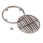 TSR5NR Oatey Strainer-5 in Round Nickel Bronze And Ring ,TSR5NR