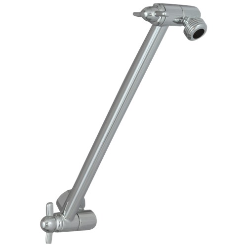 Delta Chrome Adjustable Shower Arm, Adjustable Shower Arms