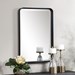 Uttermost Croften Black Vanity Mirror - UTT09573