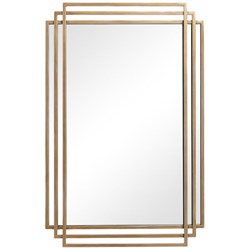 Uttermost Amherst Brushed Gold Mirror ,