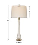 Uttermost Marille Ivory Stone Table Lamp ,792977301357