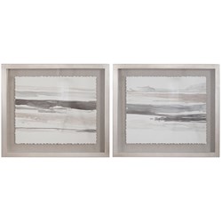 Uttermost Neutral Landscape Framed Prints, Set/2 ,