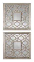 13809  Sorbolo Squares Decorative Mirror Set/2 ,