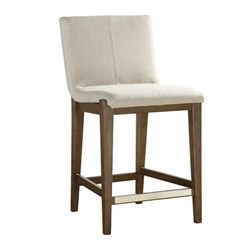 23391  Klemens Linen Counter Stool ,