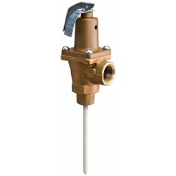LF 3/4 LF 40XL 100-210 3/4 IN LEAD FREE AUTOMATIC RESEATING TEMPERATURE AND PRESSURE RELIEF VALVE ,