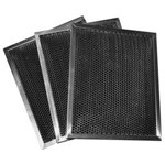 W10355450 Charcoal Hood Filter 3 Pack ,