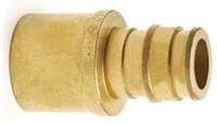 ProPEX LF Brass Sweat Adapter, 1 1/2&quot; PEX x 1 1/2&quot; Copper ,QSAJ