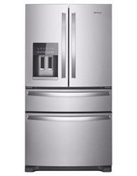 Whirlpool 36 French Door Refrigerator 25 Cu Foot Fingerprint Resistant Stainless Steel ,