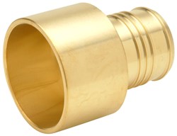 QQ712GX XL Brass Sweat Adapter-1-1/4 in Male Sweat X 1-14 in Barb ,QQ712GX,084169020635,ZSAH