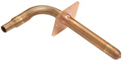 QSTUBLXXF Copper Stubout-8 in Elbow-1/2 in Barb X 1/2 in Nominal with Nailing Flange ,QSTUBLXXF,0-84169-67903-1,0650837,CSOD