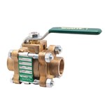LF 1 1/2 LF B6800 1 1/2 IN LEAD FREE FULL PORT BALL VALVE WITH THREADED NPT ENDS ,