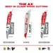 The Ax 6 Sawzall Saw Blade 5 TPI 48-00-5021 Milwaukee (Pack of 5) - MIL48005021