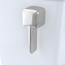 THU416.PN   TRIP LEVER HANDLE WITH SPUD AND MOUNTING NUT  LEFT HAND ,THU416#PN