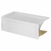 Town Square&amp;#174; S 60 x 32-Inch Integral Apron Bathtub With Left-Hand Outlet - A2544202020