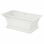 Town Square&#174; S 68 x 36-Inch Freestanding Bathtub Center Drain With Integrated Overflow ,2546004.02