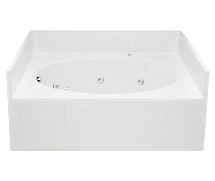 2603TWL-WH  2603TWL White 2603TW Alcove Bathtub 