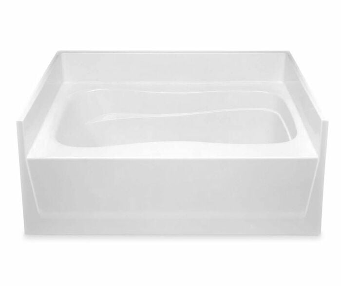 6042HWL-WH  6042HWL White 6042HW Alcove Bathtub 