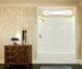 26032Pl-Wh Aquatic White 60 In X 31.25 In X 73.25 In Alcove Left Tub/Shower Combo - 12916508