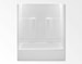 26032Pl-Wh Aquatic White 60 In X 31.25 In X 73.25 In Alcove Left Tub/Shower Combo - 12916508