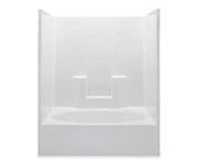 2603CTSL-WH  2603CTSL White 2603CTS One-Piece Tub Shower ,