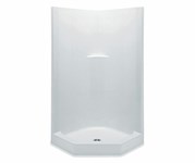 Aquatic Everyday 48 in. x 33.5 in. x 72 in. 1-Piece Shower Stall