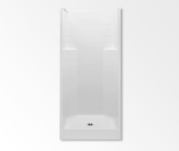 1363CT-WH  1363CT White 1363CT Alcove Shower 