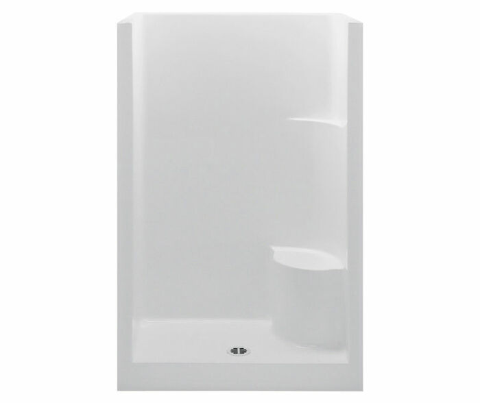 1483OSTR-WH  1483OSTR White 1483OST Alcove Shower 