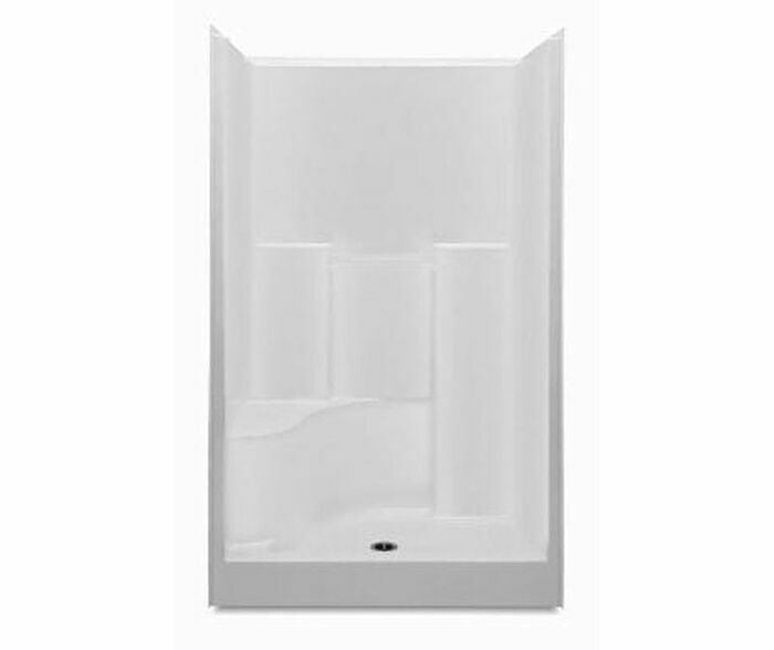 1483STSL-WH  1483STSL White 1483STS Alcove Shower 