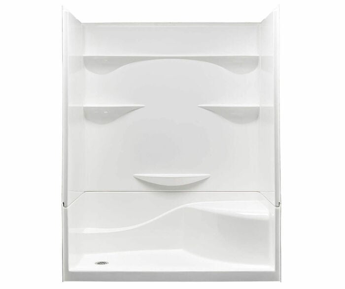 160304PSR-WH  160304PSR White 160304PS Alcove Shower 