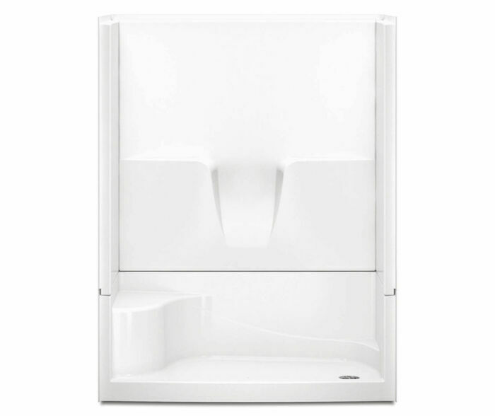 160344PSL-WH  160344PSL White 160344PS Alcove Shower 