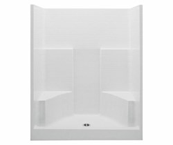 1603CTGN-WH  1603CTGN White 1603CTGN Alcove Shower ,