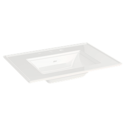 0298.008.020 As White Town Square S Vanity Top 8ctr White 