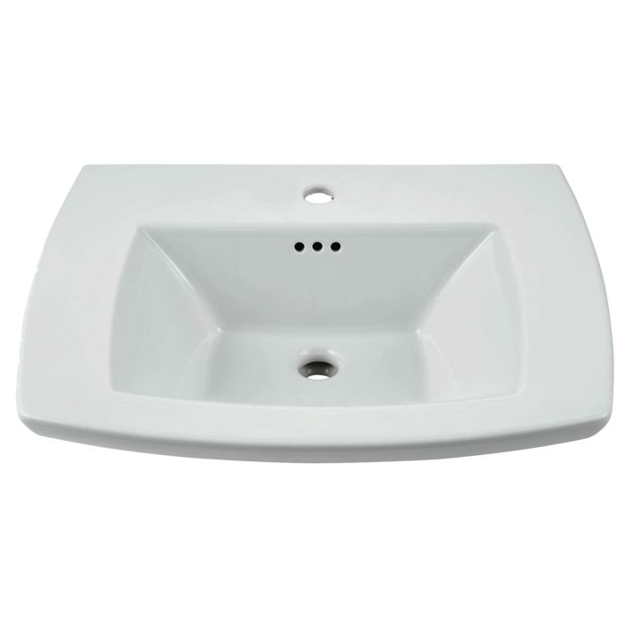 Edgemere Center Hole Only Pedestal Sink Top 