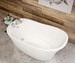106266-000-001 Maax Ariosa 60 in X 32 in Freestanding Bathtub With End Dra in White - MAX106266000001