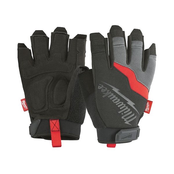 Milwaukee 48-22-8742 Fingerless Work Gloves -Large