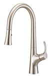 Antioch 1H Pull-Down Kitchen Faucet w/ Snapback 1.75gpm Stainless Steel ,
