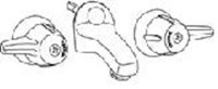 1178Da 45 Slant Back With Cast Brass Bodies Adjustable Centers From 4-Inches To 6-Inches & 2.2 Gpm Aerator. Replaceable Seats. With Pop-Up Drain ,1178DA,15200587