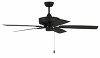 OP52FB5 52 in Outdoor Pro Plus Ceiling Fan W/Blades Flat Black ,647881224646