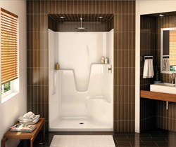 141033-L-000-002 Aker 48 x 37 x 79 Showers Only LH Seat ,