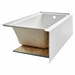 2946102011 American Standard Studio Arctic 5 ft Right Hand Alcove Bathtub Not Factory Fresh Packaging Status L - STALD112ST002